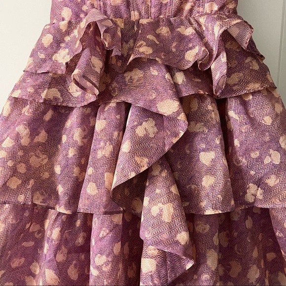 Celina Dress in Lavender Handprint Dot - Picture 7 of 11